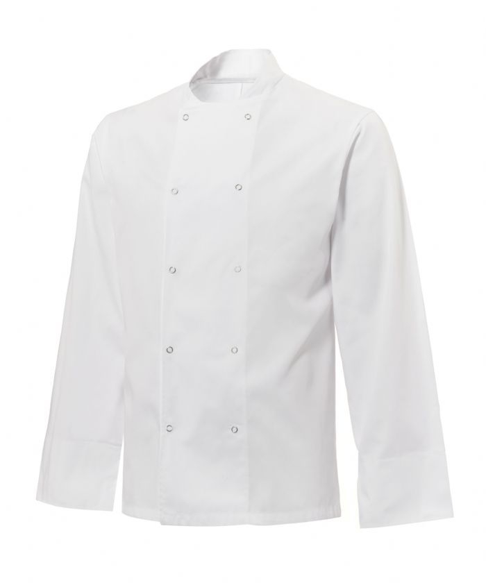 Chefs Jacket Long Sleeve With Roll Back Cuff